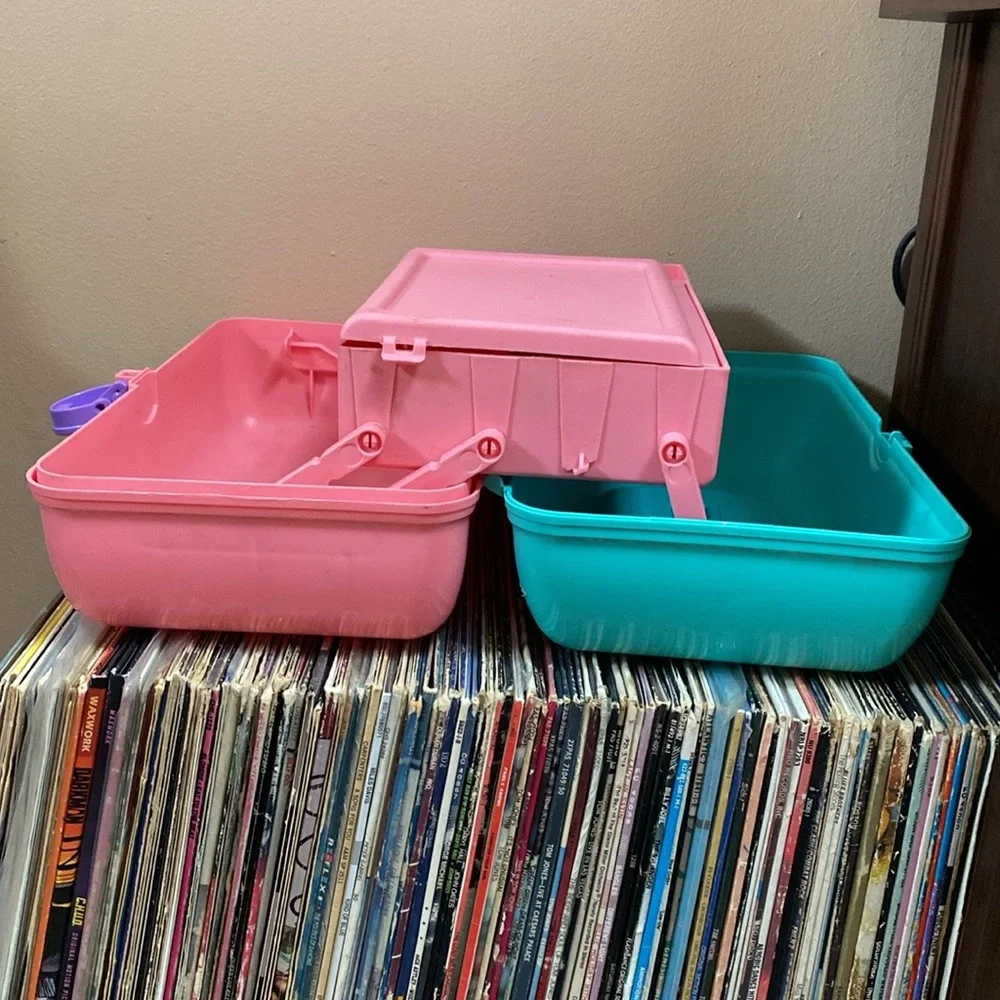 VTG Retro Caboodle Caboodles Make Up Storage Case Organizer Travel